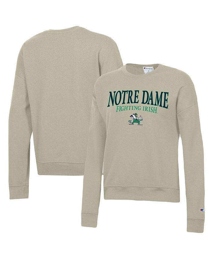 Champion Women s Tan Notre Dame Fighting Irish Powerblend Pullover