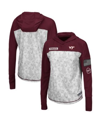 Men's Champion Gray Virginia Tech Hokies Athletics Logo Long Sleeve T-Shirt Size: Small