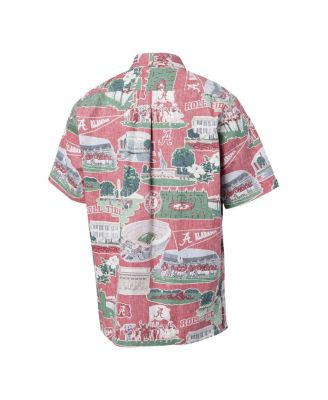 Men's Crimson Alabama Crimson Tide Scenic Button-Down Shirt