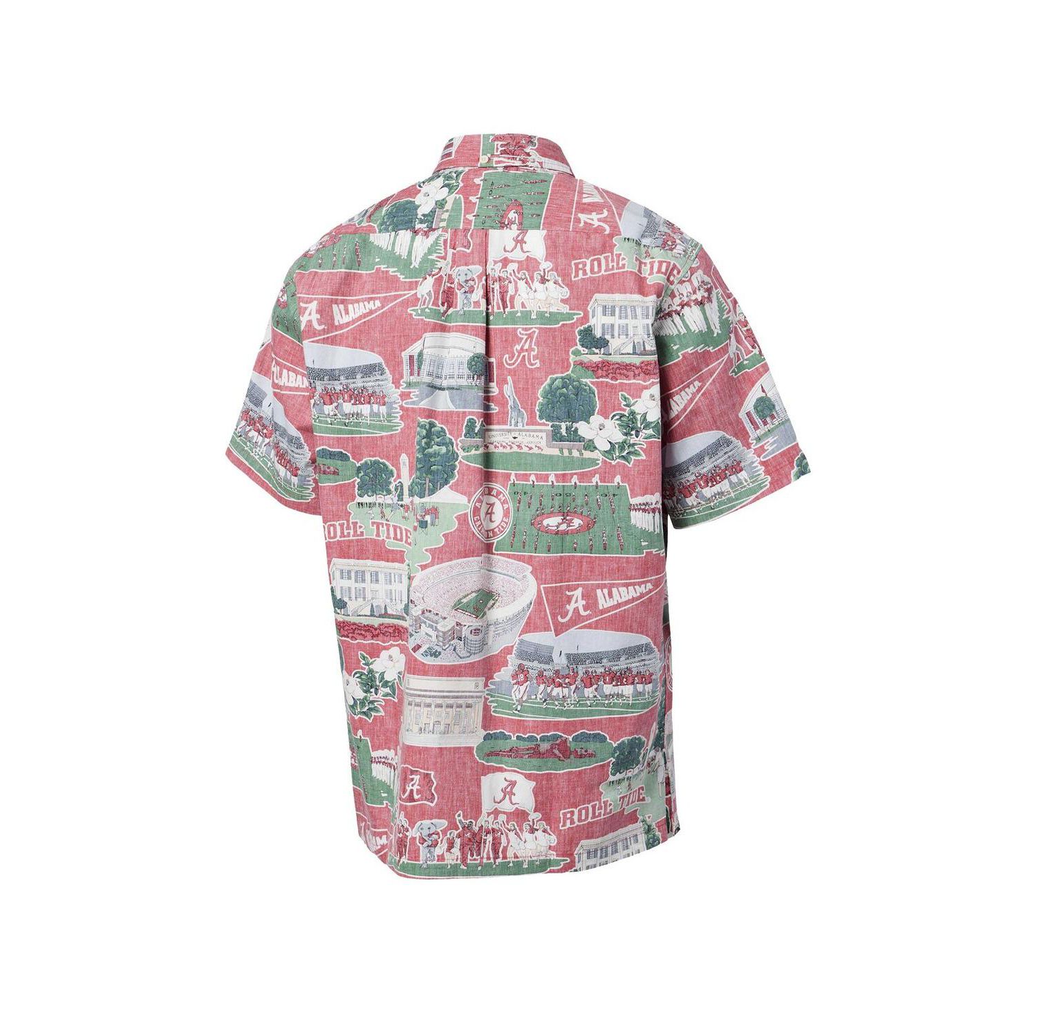 Men's Crimson Alabama Crimson Tide Scenic Button-Down Shirt
