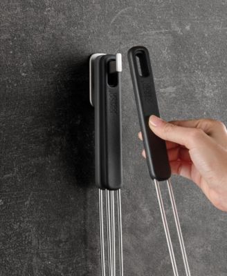 Nest Fusion Compact 3-Piece Wok Silicone Turner, Silicone Spoon and Wire Skimmer Set