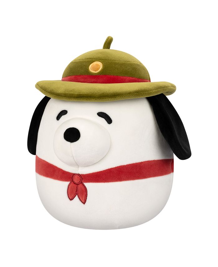 Squishmallows 8 Peanuts - Snoopy in Beagle Scout Outfit - Macy's