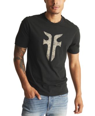 Frye - Men's Classic-Fit Short Sleeve Crewneck Mirrored F Graphic T-Shirt