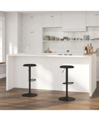 Audrey Retro Style Height Adjustable Barstool With Footrest