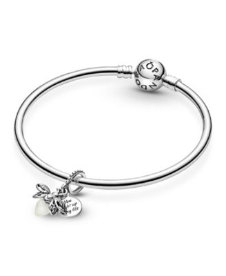 Sterling Silver Glow-in-the-Dark Firefly Dangle Charm