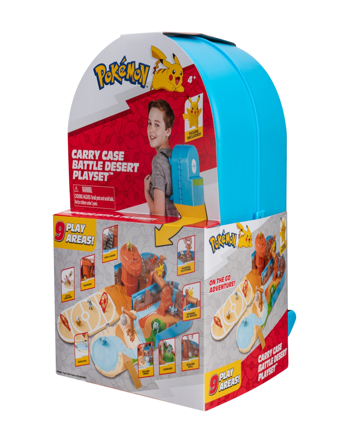 Shop Pokémon Carry Case Battle Desert Playset With Figure In Multi Color