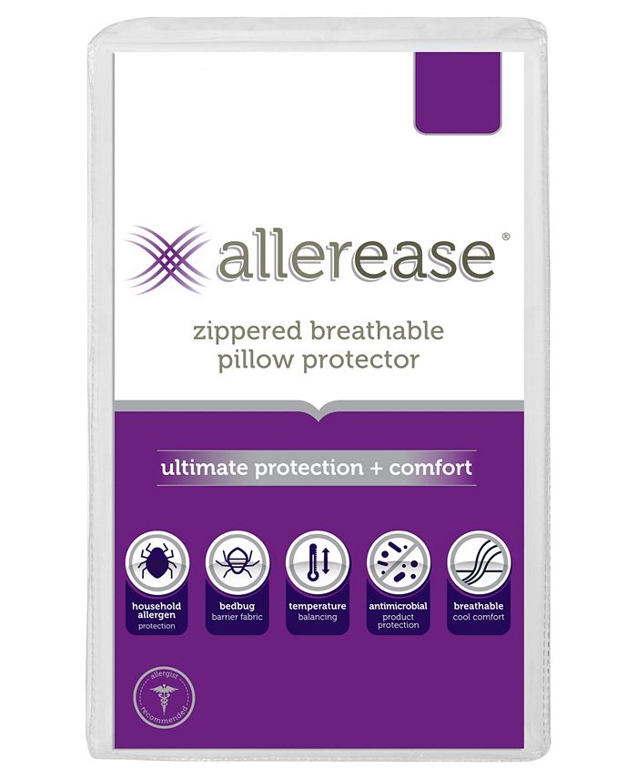 AllerEase Ultimate Protection and Comfort Pillow Protector, Standard