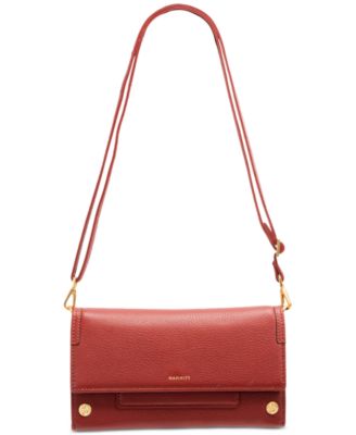 AJ Mini Leather Crossbody Clutch