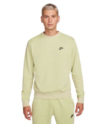 Nike Sportswear Club Fleece Khaki Crewneck Sweatshirt
