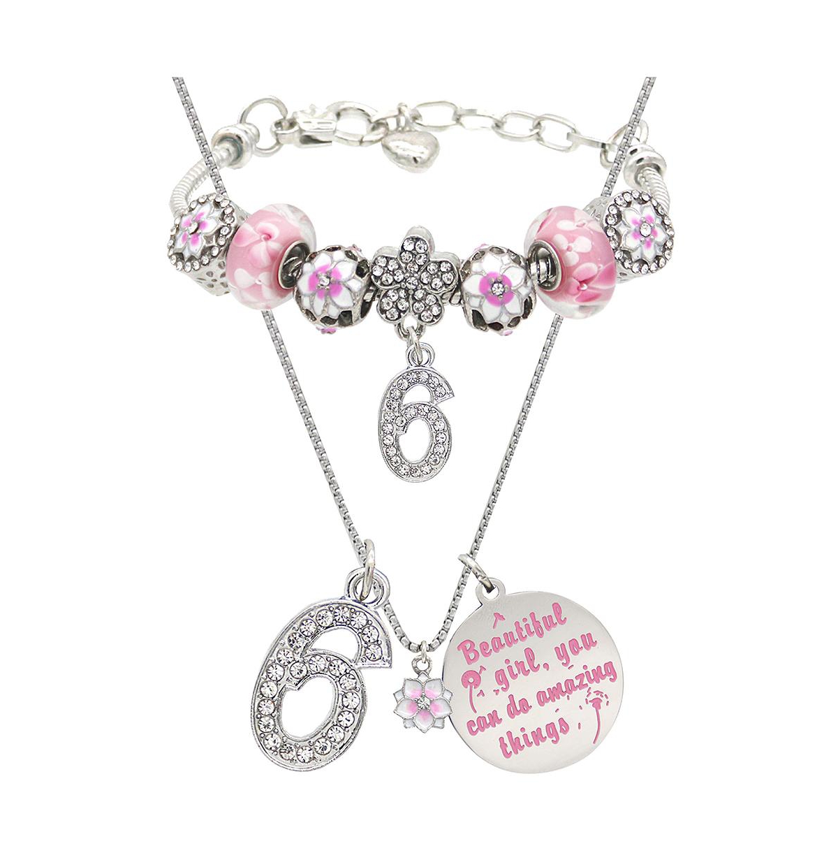6th Birthday Gifts for Women: Elegant Bracelet and Necklace Set, Perfect for Birthday Celebrations and Decorations, Ideal Present for Her Special Day