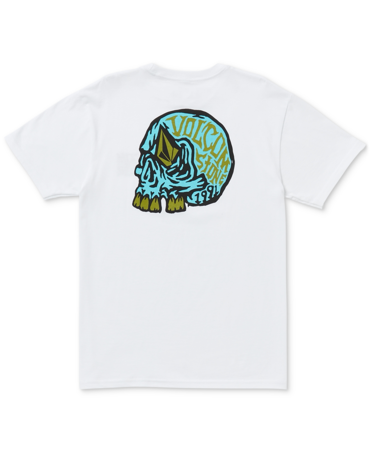 Shop Volcom Big Boys Eyecolades Cotton Short-sleeve Graphic T-shirt In Wht