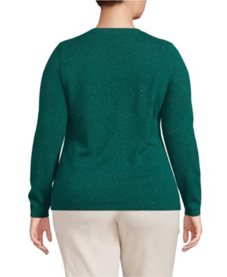 Plus Size Cashmere Crewneck Sweater