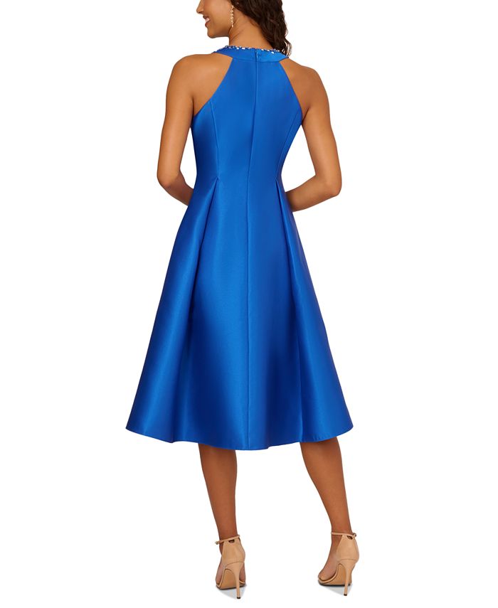 Adrianna Papell Rhinestone High-Low Dress - Macy's