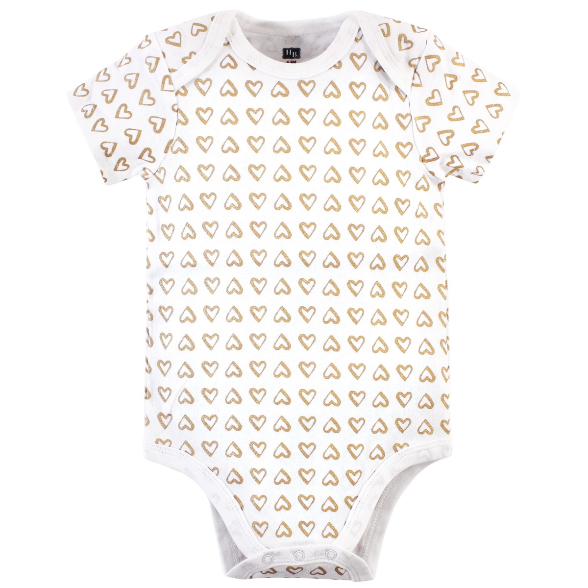 Hudson Baby Baby Girls Cotton Bodysuits 3pk,- Dream love