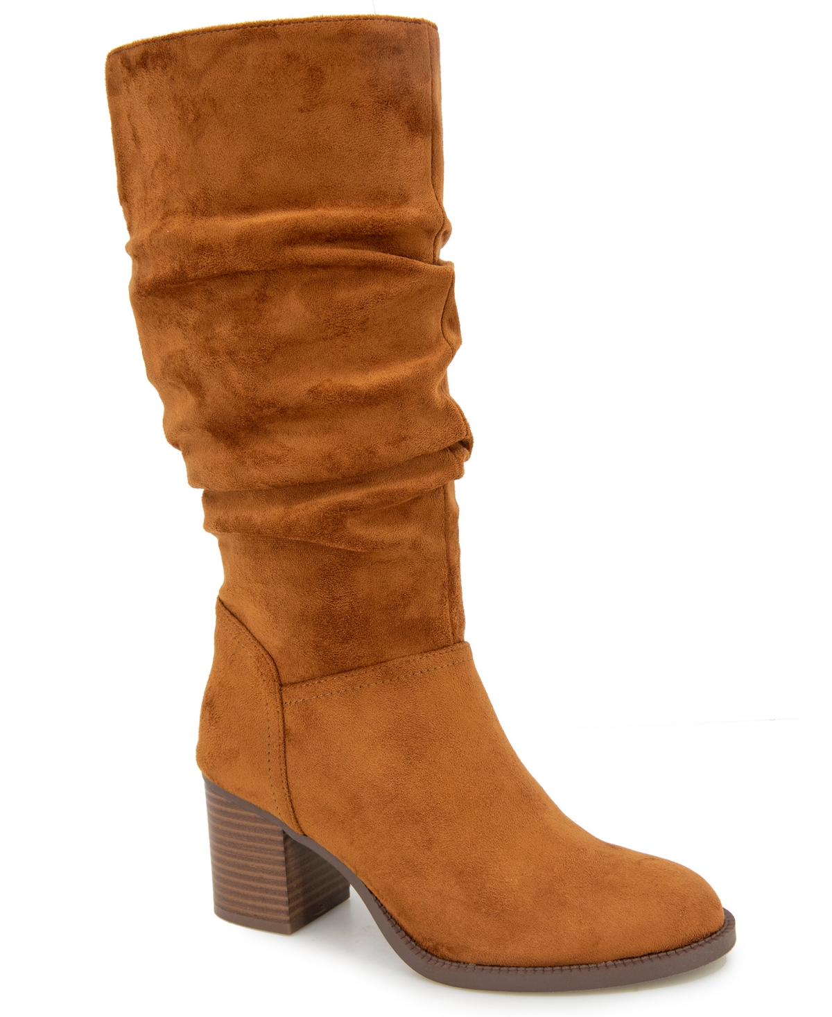 Women's Sonia Slouch Round Toe Boots - Caramel Cafe