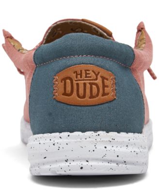 Men's Wally Washed Canvas Casual Moccasin Sneakers from Finish Line