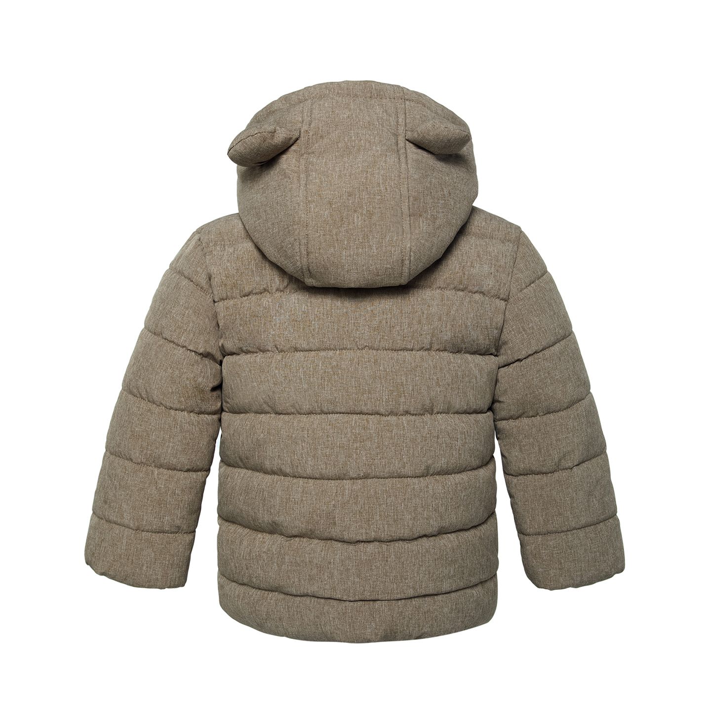 Куртка Rokka&Rolla Fleece Hooded Puffer Jacket для мальчиков-малышей, цвет: Бежевый — фото 7