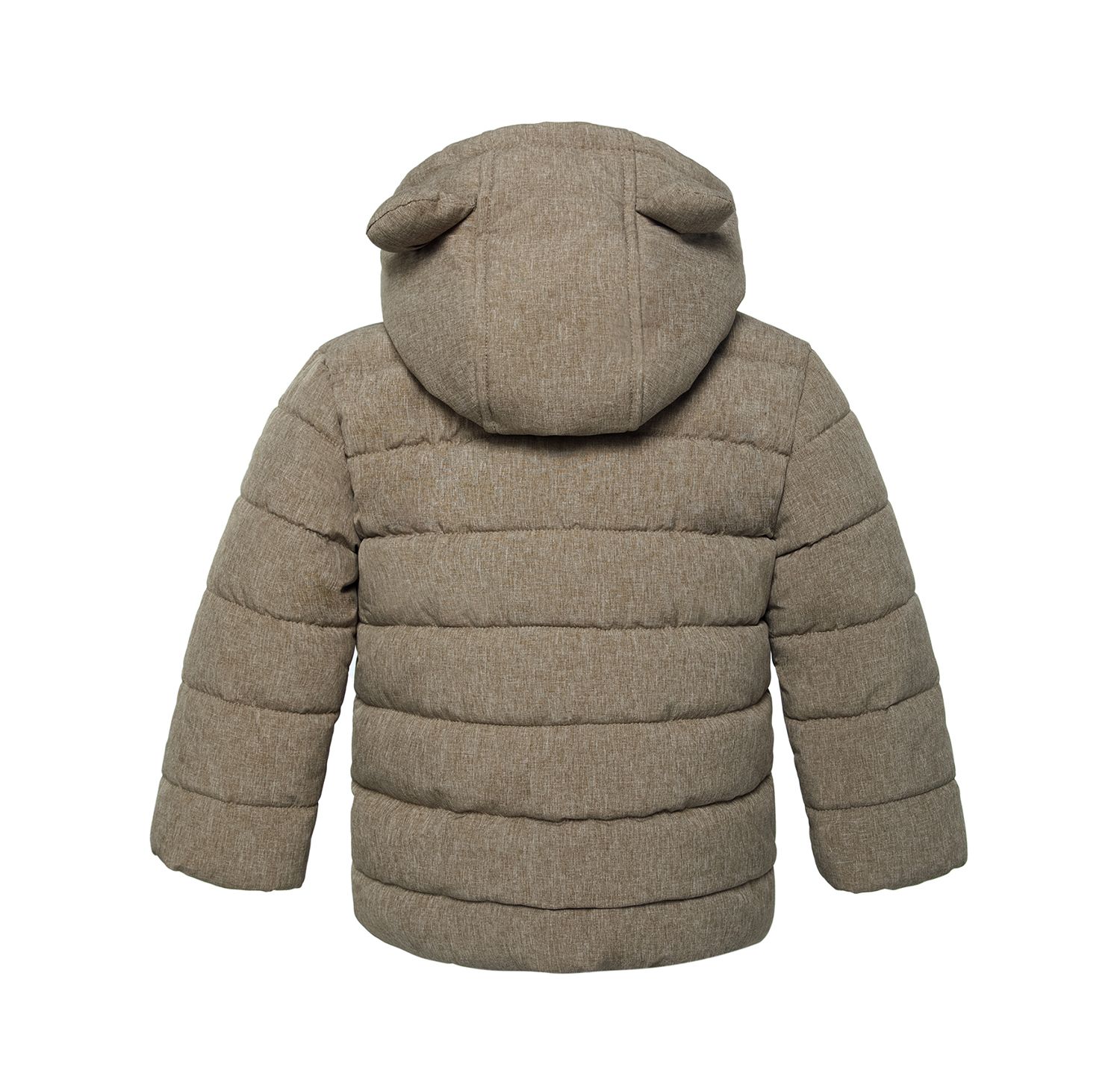 Baby Boys Fleece Hooded Puffer Jacket