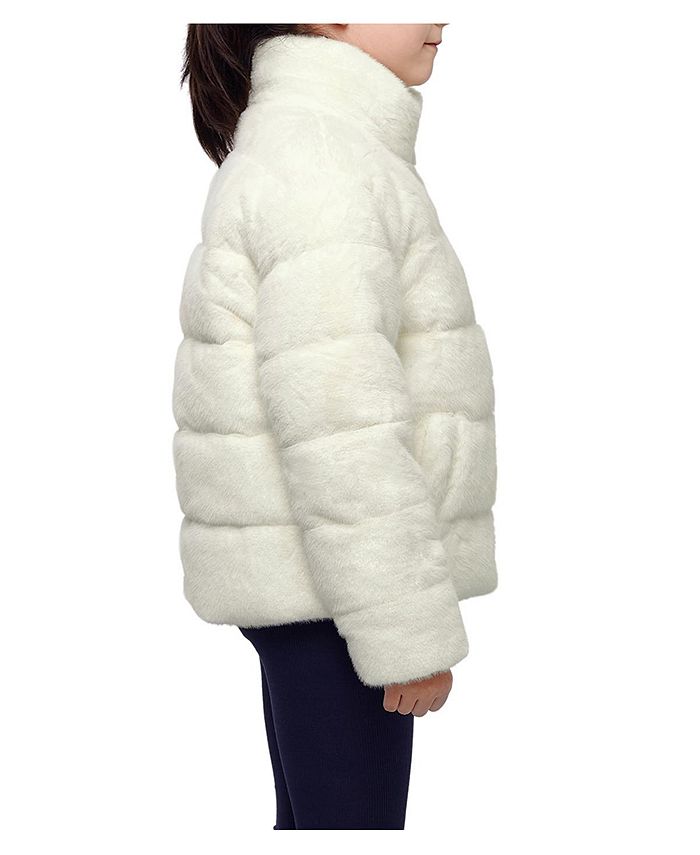 Rokka&Rolla Little and Big Girls' Snow Angel Puffer Jacket - Macy's