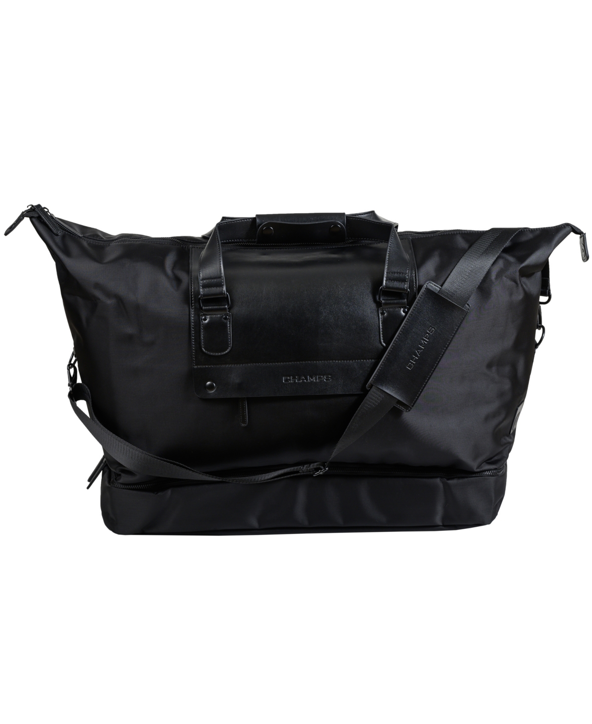 Onyx Collection - Duffle Bag with Usb Port - Black