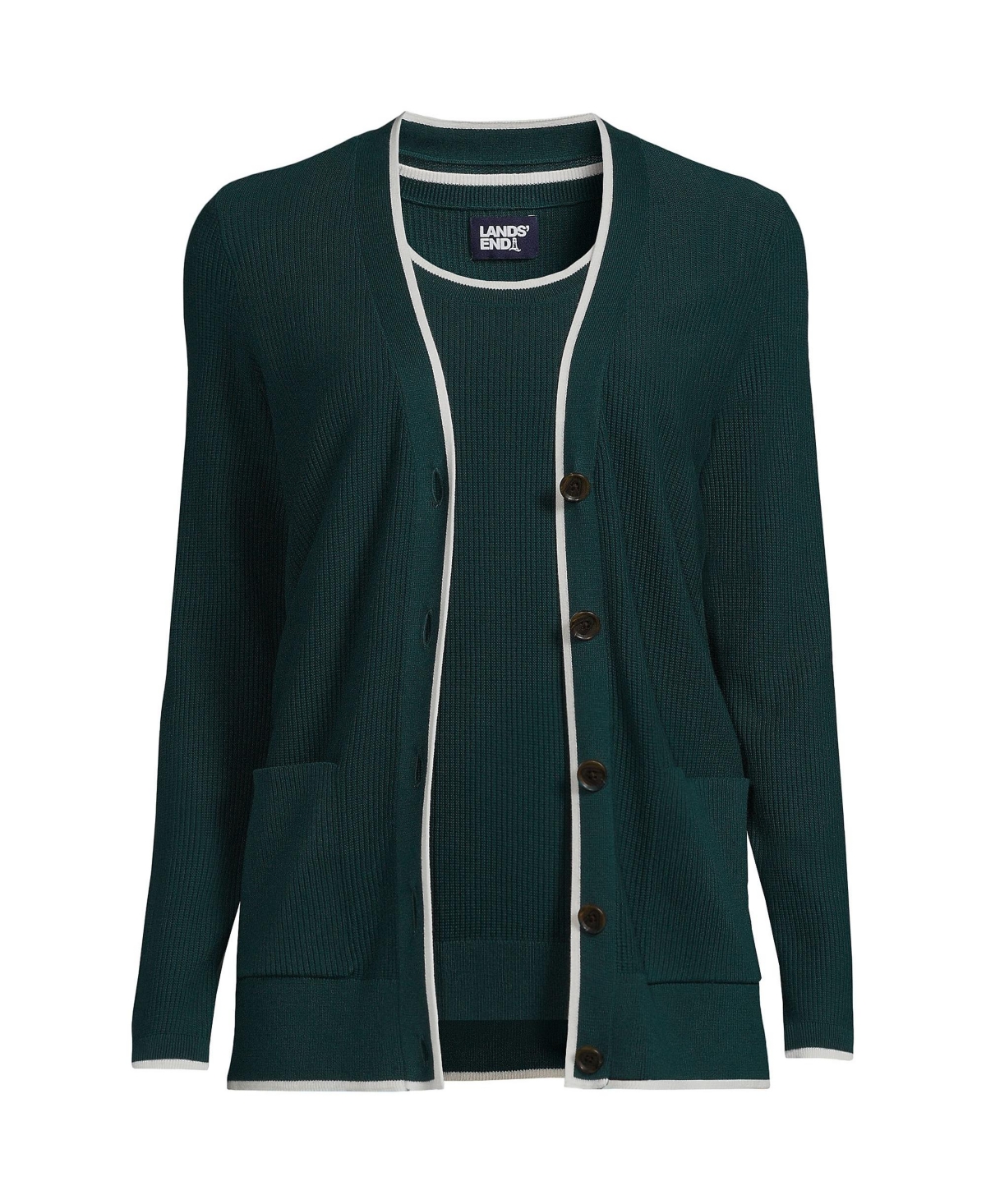 Lands end on sale women's cotton sweaters