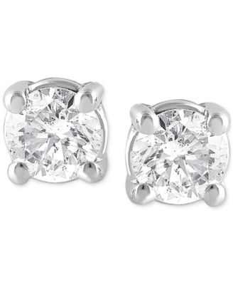 Lab Grown Diamond Stud Earrings (1/3 ct. t.w.) in Sterling Silver