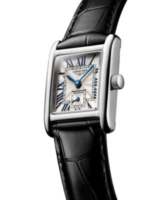 Women's Swiss Mini DolceVita Black Strap Watch 22x29mm