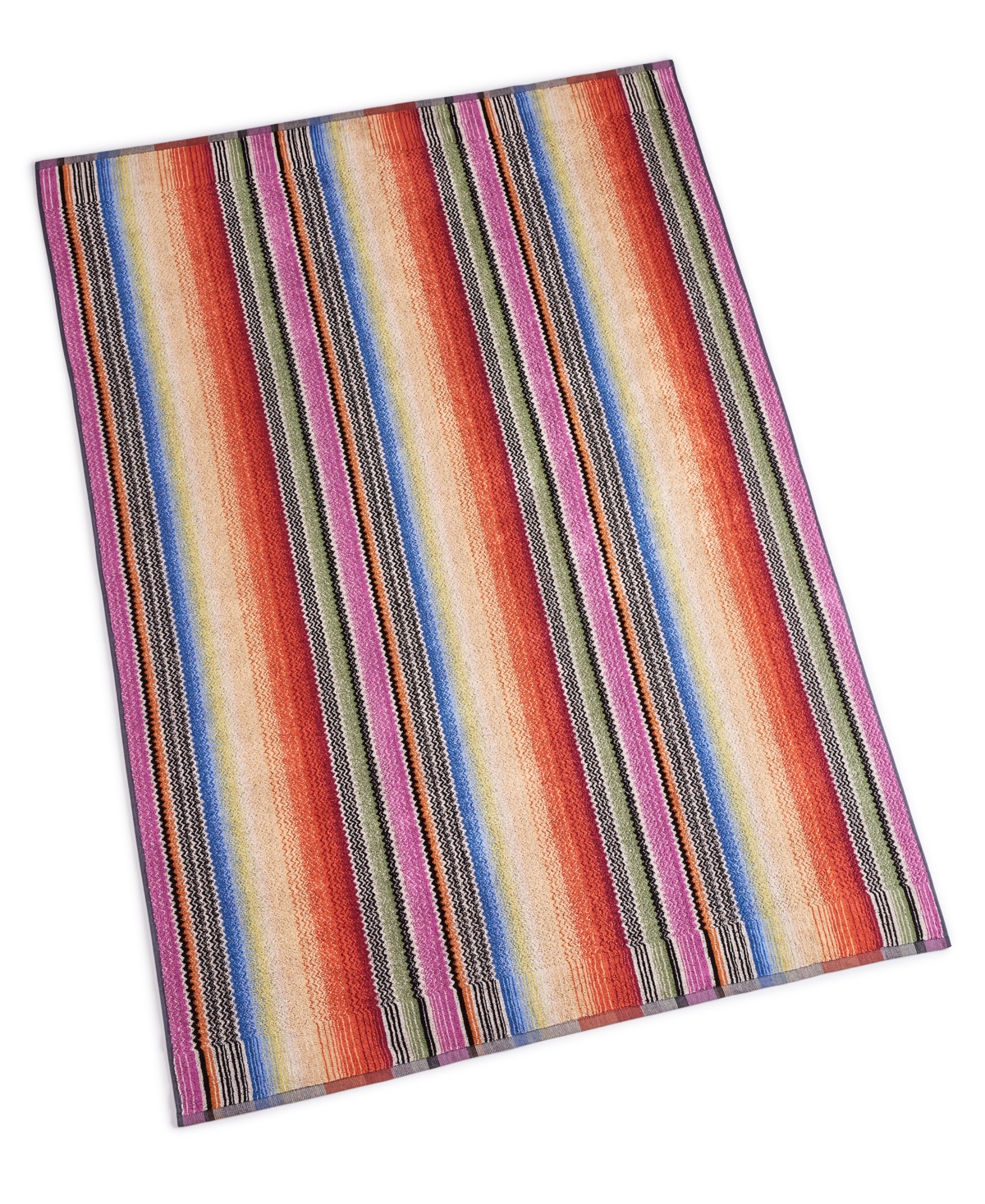 Missoni Archie Cotton Bath Sheet, 39" X 59" In Arancio Multicolor