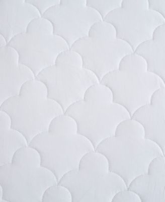 All Natural Cotton Percale Quilted Mattress Pad, Twin XL