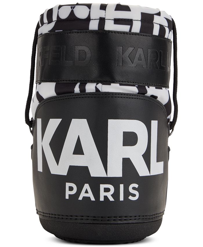 KARL LAGERFELD PARIS Women's Piers LaceUp ColdWeather Booties Macy's