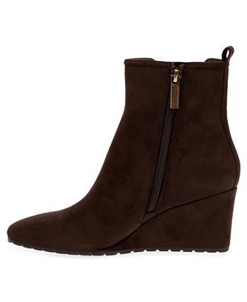 Anne Klein Women s Valore Pointed Toe Wedge Booties Macy s