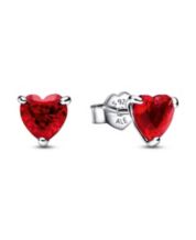 Macys heart cheap earrings
