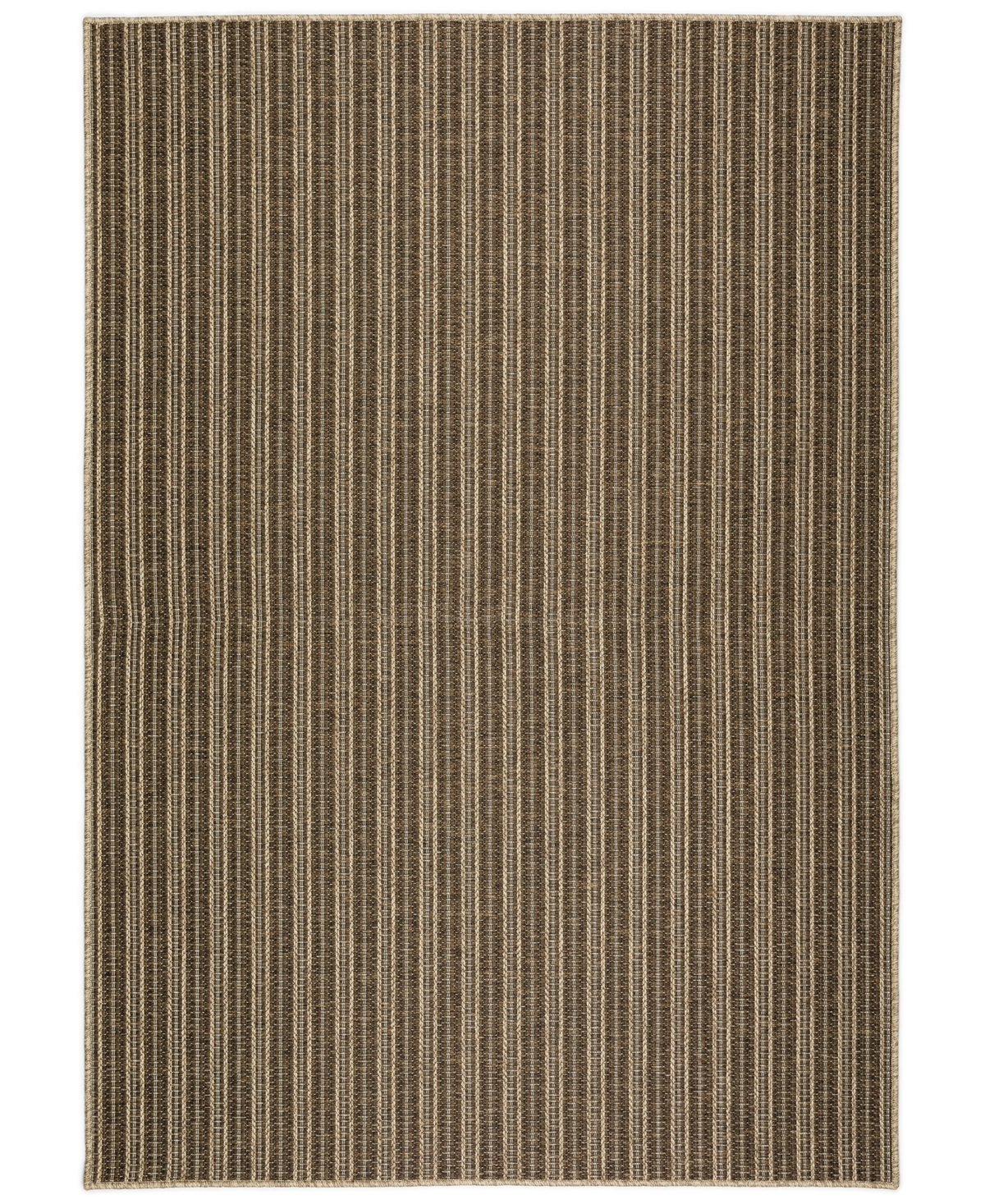 D Style Nusa Outdoor Nsa2 12' X 15' Area Rug In Chocolate