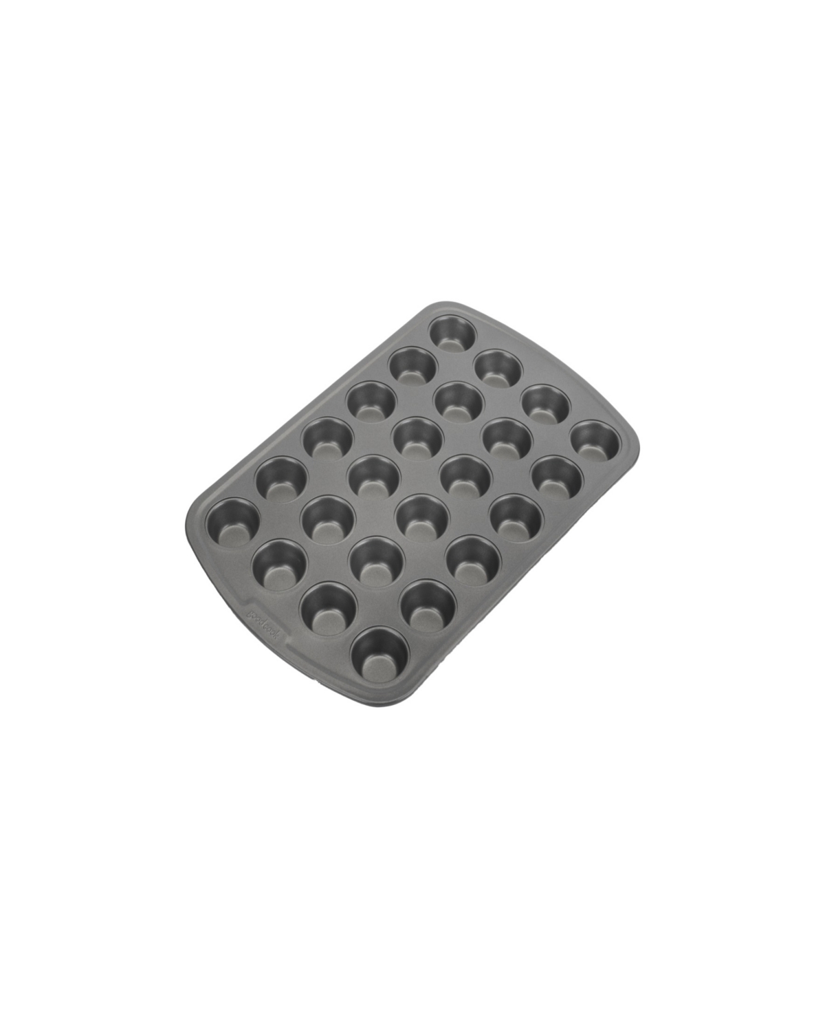 Good Cook Everyday Nonstick Steel Mini Muffin Pan, 24 Cup In Gray