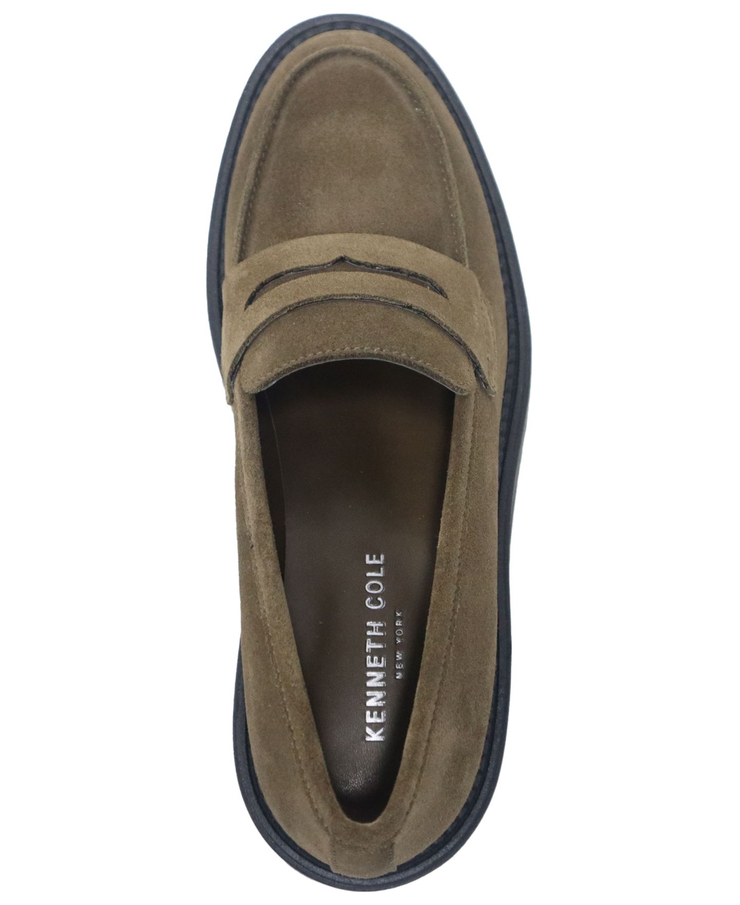 Женские туфли Kenneth Cole New York Fatima Lug Sole, цвет: Шалфейный замшевый — фото 4