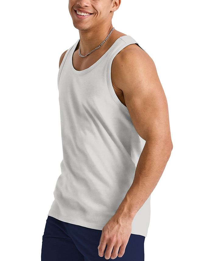 Hanes Men's Originals Tri-Blend Crewneck Tank Top - Macy's