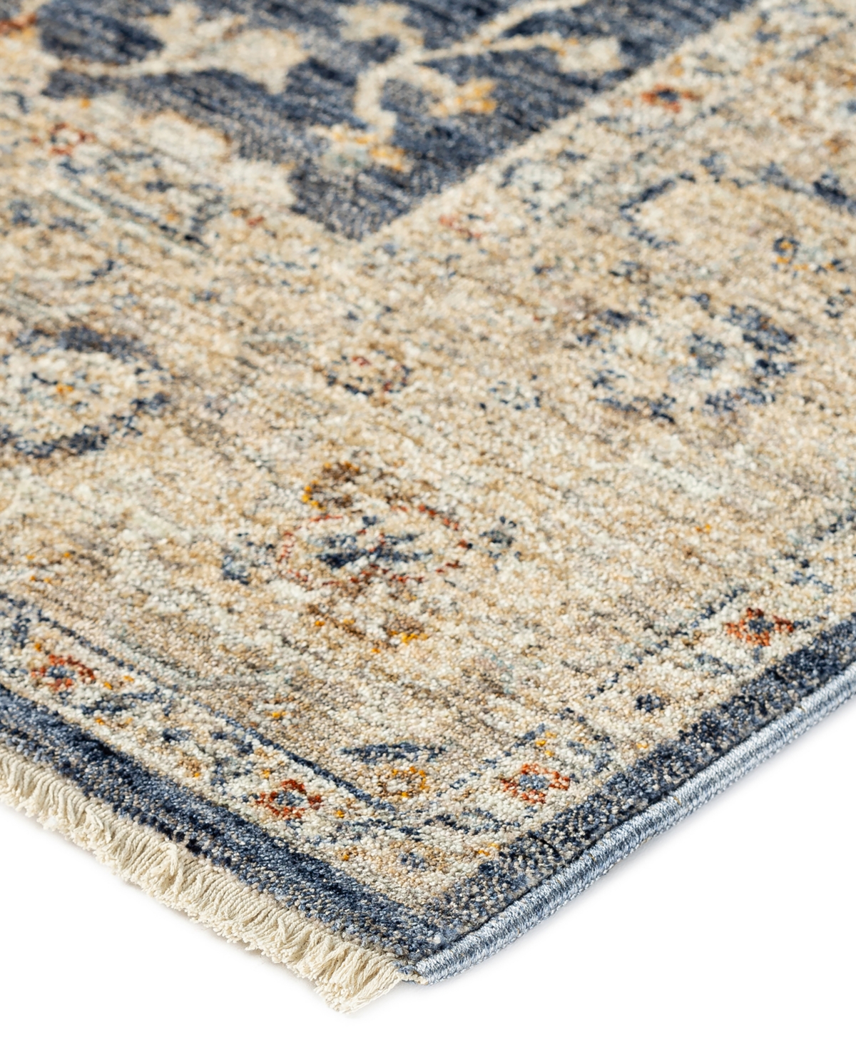 D Style Bergama Be8 3' X 5' Area Rug In Navy