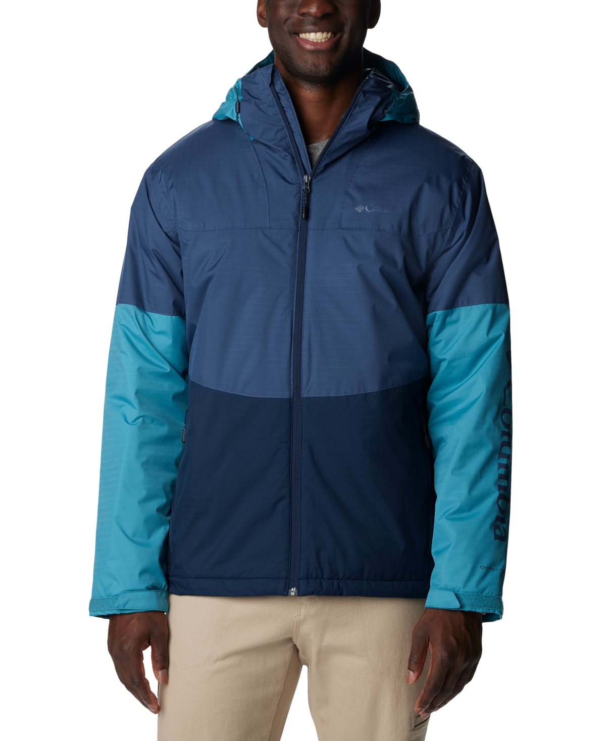 Columbia Men's Point Park Insulated Jacket In Dark Mountain