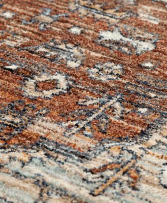 D Style Perga Prg1 Area Rug In Paprika