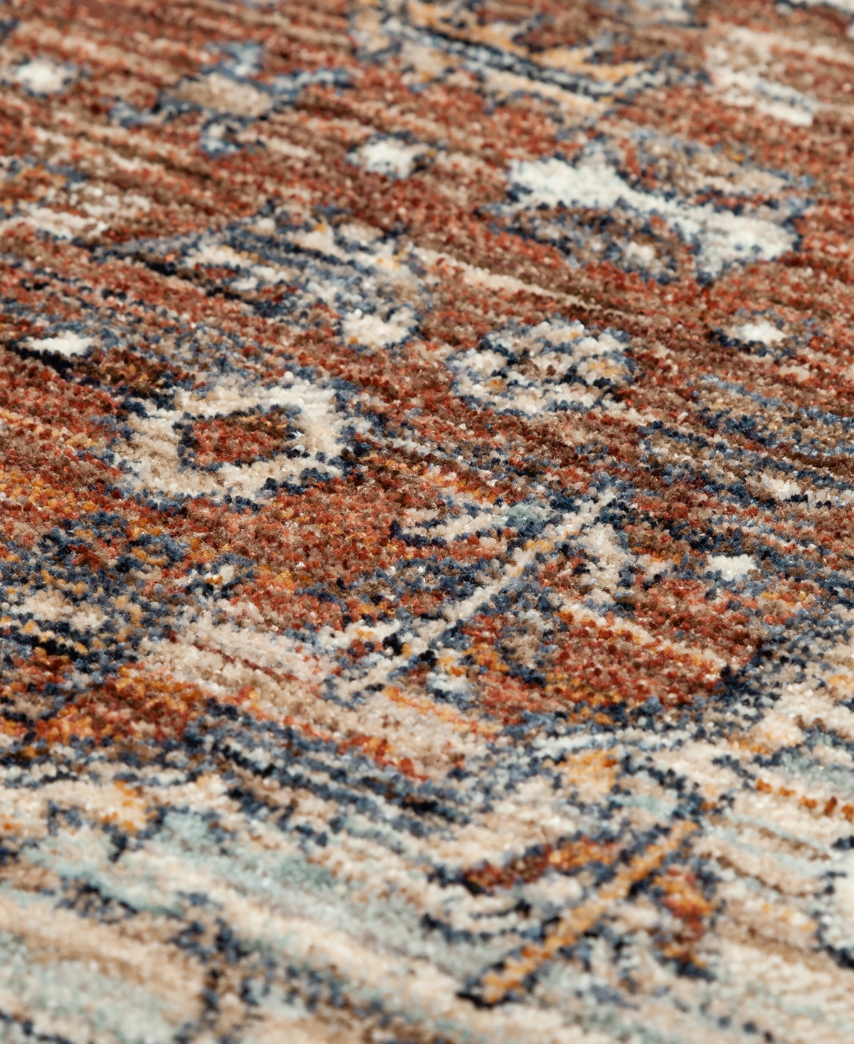 D Style Bergama Be1 9' X 13'2" Area Rug In Paprika