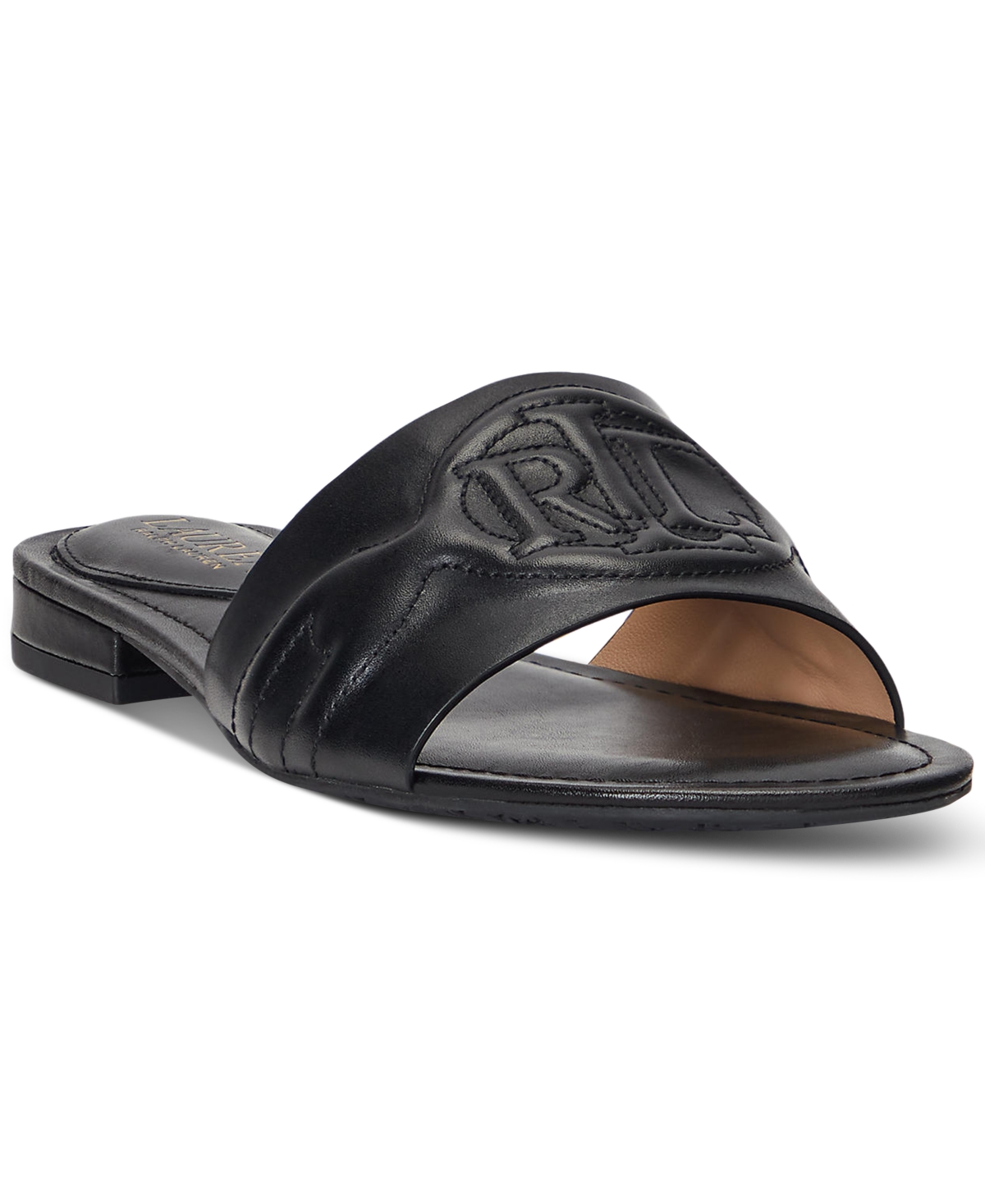 Lauren Ralph Lauren Women's Alegra Slide Sandals In Black