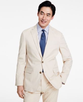 Brooks Brothers - Men's Classic-Fit Stretch Solid Suit Jacket