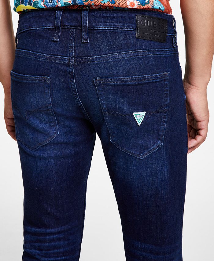GUESS Men s Patch Pocket Slim Tapered Fit Jeans Macy s