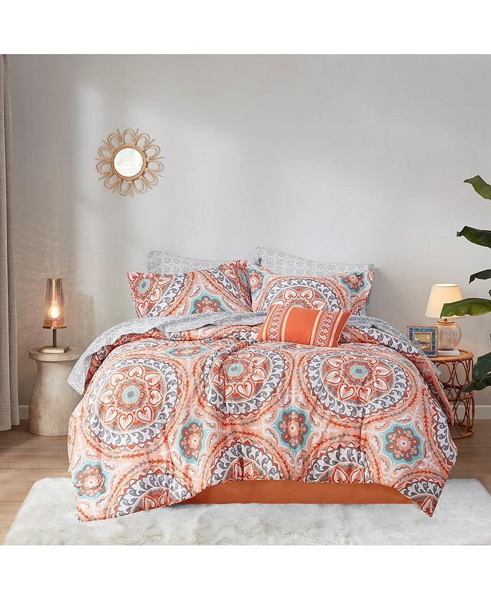 Gracie Mills Shaffer Globally Inspired 9Piece Comforter Set with
