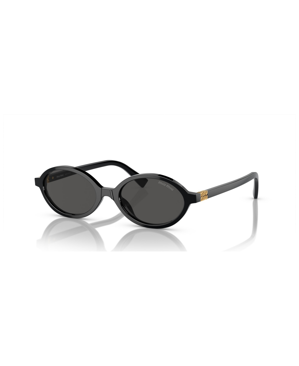 Miu Miu 0mu 04zs Miu Regard 1ab5s0 Nero Sunglasses In Black