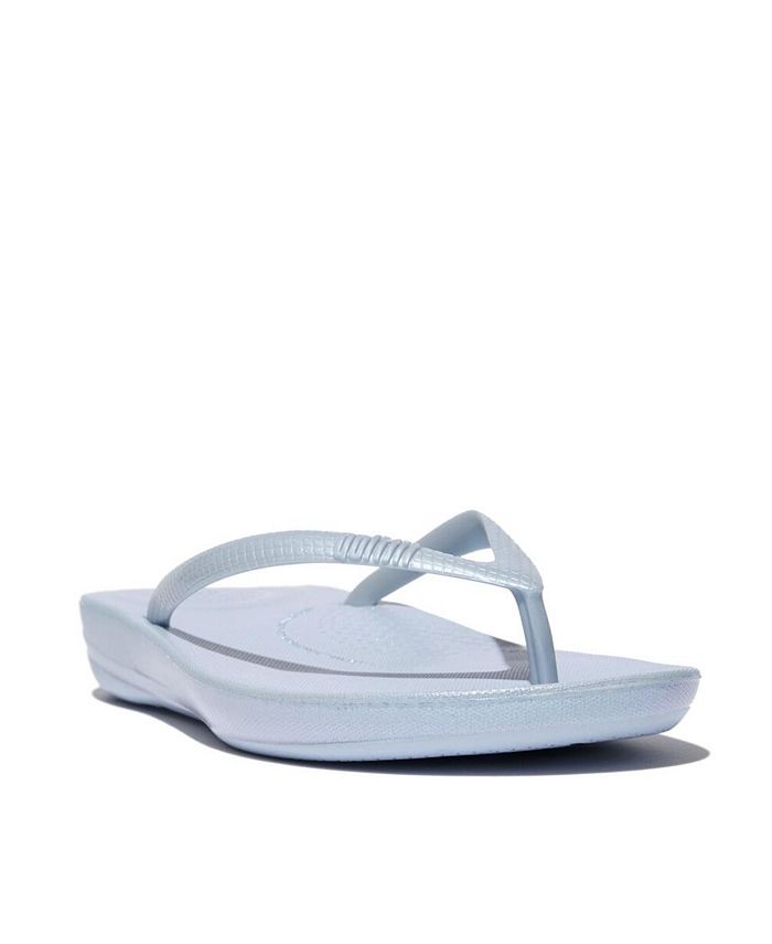 FitFlop Women's Iqushion Pearlized Ergonomic FlipFlops Macy's