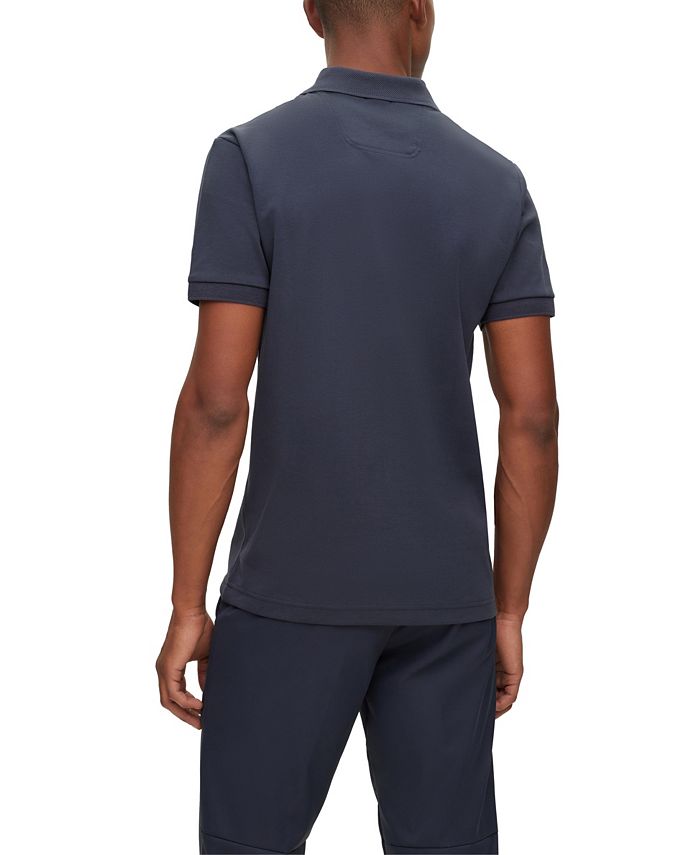 Hugo Boss Men's Logo Detail Slim-Fit Polo Shirt - Macy's