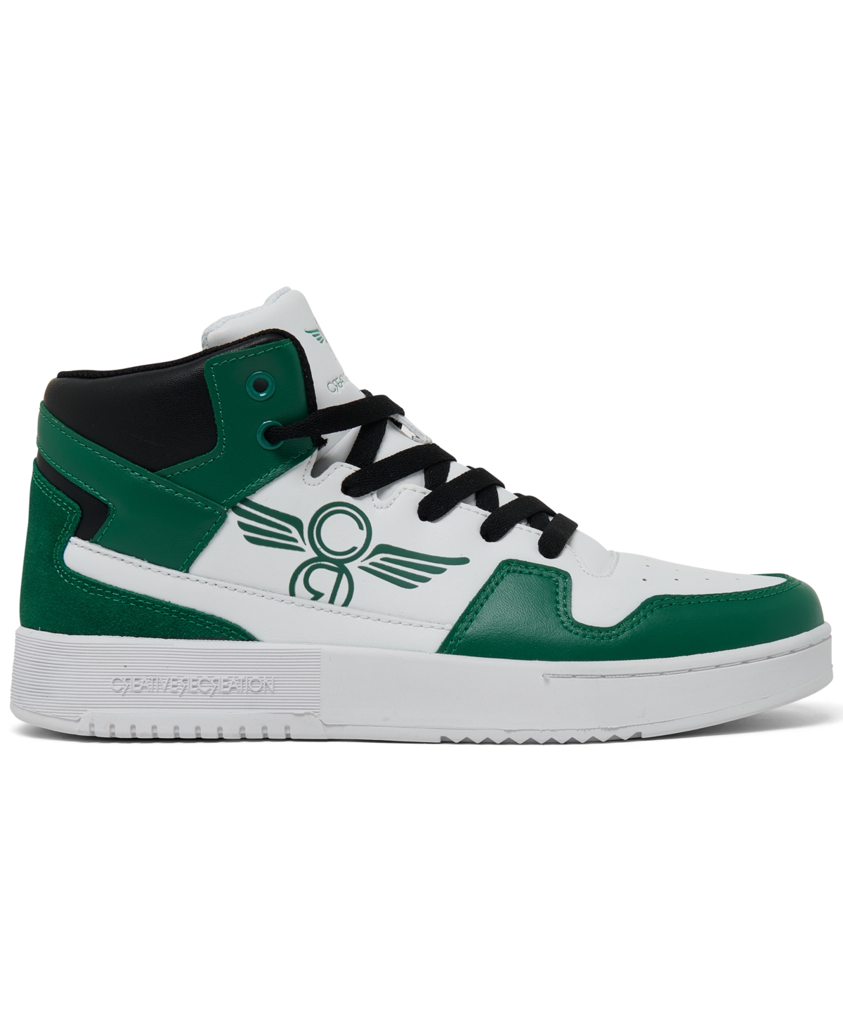 Shop Creative Recreation Women's Honey Mid Casual Sneakers From Finish Line In White,black,green