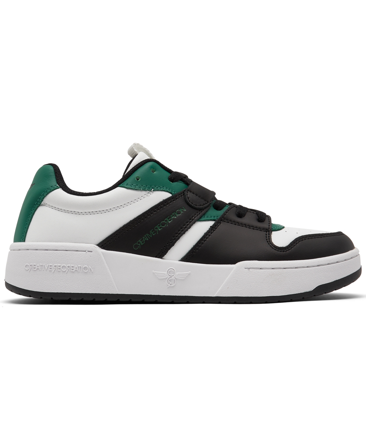 Shop Creative Recreation Women's Janae Low Casual Sneakers From Finish Line In White,black,green