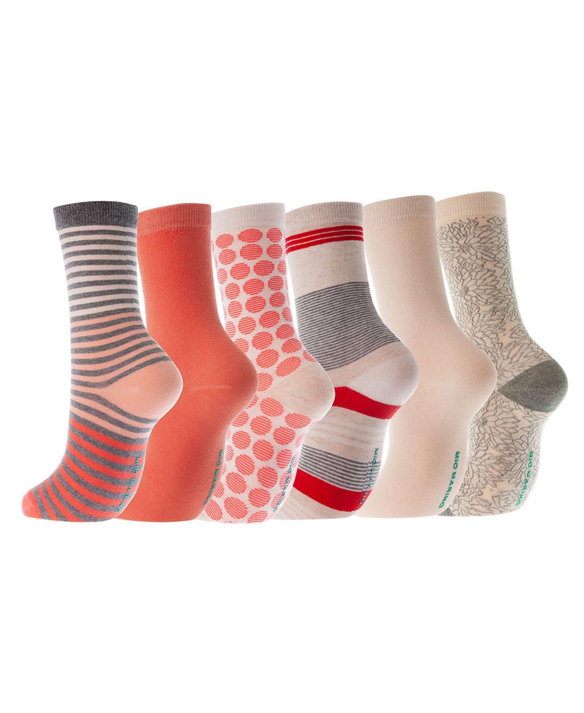 Women's Dress Crew Socks 6 Pack